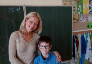 Janka Hospodárová na návšteve u nás v škole